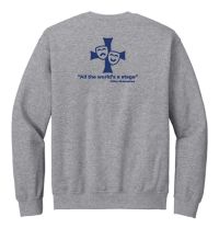 18000B-Youth Players crewneck, sport gray #2